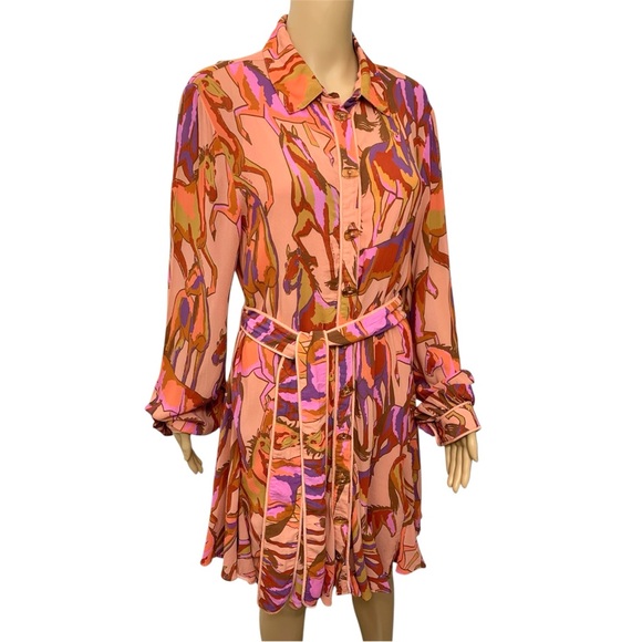 FARM Rio Multicolor Long Sleeve Dress - Picture 7 of 15